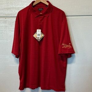 Madewell Men's Deep Red Polo Shirt